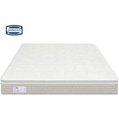 Matelas ressorts + mousse à mémoire de forme 140x190 cm SIMMONS TRIOMPHE - Publicité Matelas ressorts + mousse à mémoire de forme 140x190 cm SIMMONS TRIOMPHE - Publicité