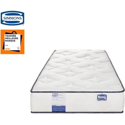 Simmons Matelas Ressorts ensachés 120x190 cm - Publicité Simmons Matelas Ressorts ensachés 120x190 cm - Publicité