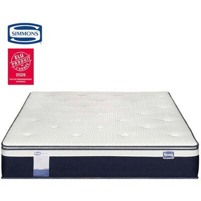Matelas Ressorts + mémoire de forme 120x190 cm SIMMONS SOLSTICE - Publicité Matelas Ressorts + mémoire de forme 120x190 cm SIMMONS SOLSTICE - Publicité