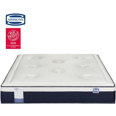Matelas Ressorts ensachés + latex 140x20 SIMMONS ROSEE NOCTURNE - Publicité Matelas Ressorts ensachés + latex 140x20 SIMMONS ROSEE NOCTURNE - Publicité