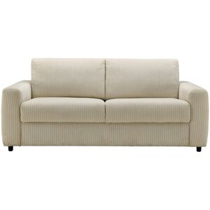 Canape droit convertible beige 3 pl DARWIN - Publicité Canape droit convertible beige 3 pl DARWIN - Publicité