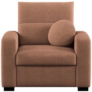 Fauteuil fixe JADE coloris terracotta - Publicité Fauteuil fixe JADE coloris terracotta - Publicité