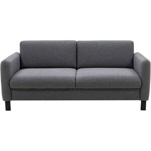 Canapé droit fixe 3 places RIDLEY coloris gris - Publicité Canapé droit fixe 3 places RIDLEY coloris gris - Publicité
