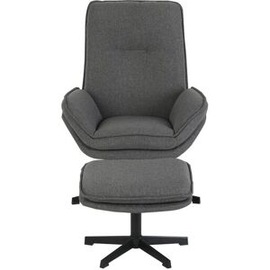Fauteuil relax TONIO coloris gris - Publicité Fauteuil relax TONIO coloris gris - Publicité