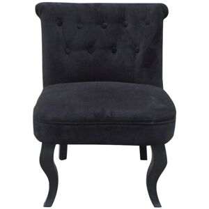 Fauteuil en tissu MARQUIS coloris noir - Publicité Fauteuil en tissu MARQUIS coloris noir - Publicité