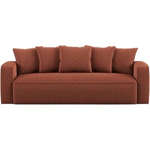 Canape droit convertible orange 3 pl NOAH - Publicité Canape droit convertible orange 3 pl NOAH - Publicité