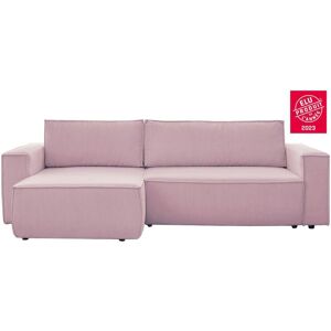Canapé d'angle convertible 4 places BOBOCHIC NIHAD coloris violet - Publicité Canapé d'angle convertible 4 places BOBOCHIC NIHAD coloris violet - Publicité