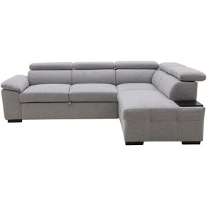Canapé d'angle convertible 4 places GUILLERMO EW coloris gris - Publicité Canapé d'angle convertible 4 places GUILLERMO EW coloris gris - Publicité