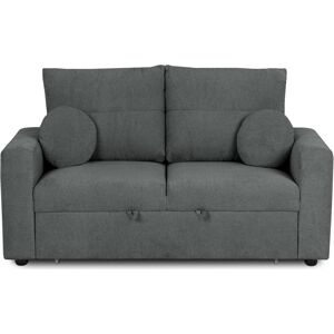 Canape droit fixe gris 2 pl JADE - Publicité Canape droit fixe gris 2 pl JADE - Publicité