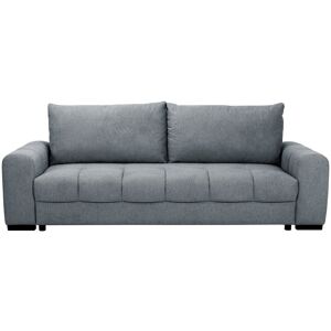 Canapé droit convertible 4 places LEUCATE coloris gris - Publicité Canapé droit convertible 4 places LEUCATE coloris gris - Publicité