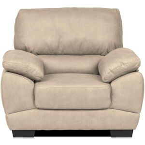 Fauteuil en tissu MILAN 2 coloris beige - Publicité Fauteuil en tissu MILAN 2 coloris beige - Publicité