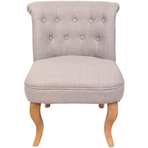 Fauteuil en tissu MARQUIS coloris gris - Publicité Fauteuil en tissu MARQUIS coloris gris - Publicité