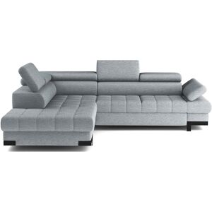 Canapé d'angle gris convertible 4 pl SELVA - Publicité Canapé d'angle gris convertible 4 pl SELVA - Publicité