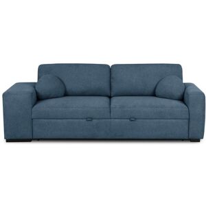 Canape droit convertible bleu 3 places - Publicité Canape droit convertible bleu 3 places - Publicité
