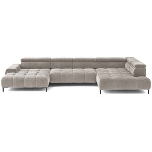 Canapé d'angle beige relax électrique 5 IMPERIA - Publicité Canapé d'angle beige relax électrique 5 IMPERIA - Publicité