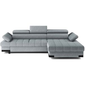 Canapé d'angle gris convertible 4 pl SELVA - Publicité Canapé d'angle gris convertible 4 pl SELVA - Publicité