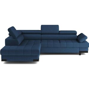 Canapé d'angle bleu convertible 4 pl SELVA - Publicité Canapé d'angle bleu convertible 4 pl SELVA - Publicité