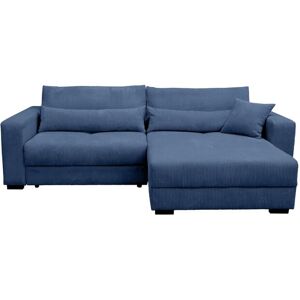 Canapé d'angle bleu convertible 4 pl LOMOCO COSY - Publicité Canapé d'angle bleu convertible 4 pl LOMOCO COSY - Publicité