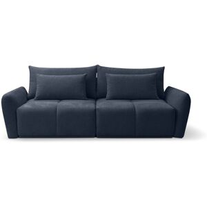 Canape droit convertible bleu 3 places - Publicité Canape droit convertible bleu 3 places - Publicité