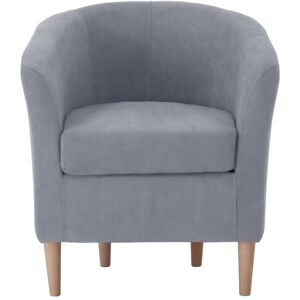 Fauteuil fixe EVE coloris gris clair - Publicité Fauteuil fixe EVE coloris gris clair - Publicité