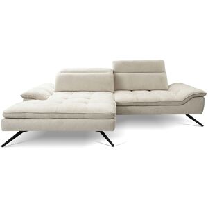 Canapé d'angle beige fixe 4 pl ZEPHYR - Publicité Canapé d'angle beige fixe 4 pl ZEPHYR - Publicité