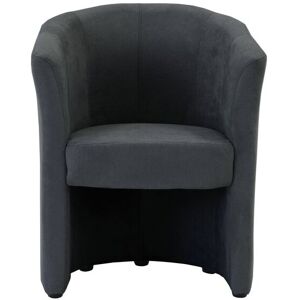 Fauteuil fixe NAOMI coloris gris foncé - Publicité Fauteuil fixe NAOMI coloris gris foncé - Publicité