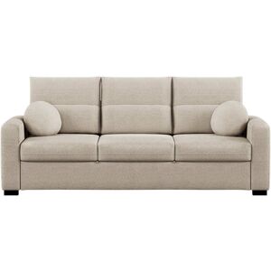 Canape droit convertible taupe 3 pl JADE - Publicité Canape droit convertible taupe 3 pl JADE - Publicité