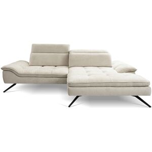 Canapé d'angle beige fixe 4 pl ZEPHYR - Publicité Canapé d'angle beige fixe 4 pl ZEPHYR - Publicité