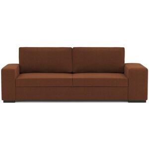 Canape droit convertible 3 places ZACK coloris terracotta - Publicité Canape droit convertible 3 places ZACK coloris terracotta - Publicité