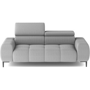 Canapé droit relax électrique 3 places IMPERIA coloris gris clair - Publicité Canapé droit relax électrique 3 places IMPERIA coloris gris clair - Publicité