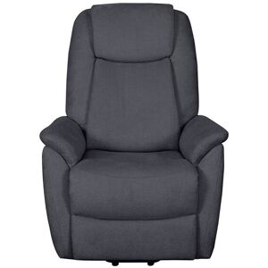 Fauteuil relax et releveur WILLIAM coloris gris foncé - Publicité Fauteuil relax et releveur WILLIAM coloris gris foncé - Publicité