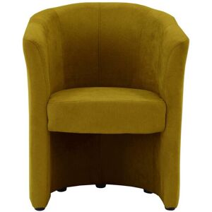 Fauteuil fixe NAOMI coloris moutarde - Publicité Fauteuil fixe NAOMI coloris moutarde - Publicité