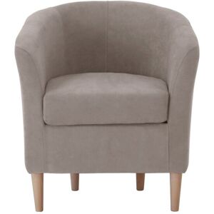 Fauteuil fixe EVE coloris taupe - Publicité Fauteuil fixe EVE coloris taupe - Publicité