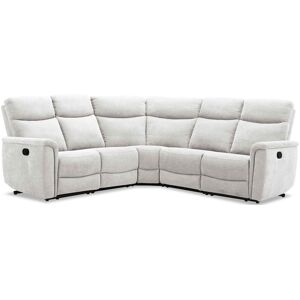 Canapé d'angle beige relax manuel 5 pl WONDER - Publicité Canapé d'angle beige relax manuel 5 pl WONDER - Publicité