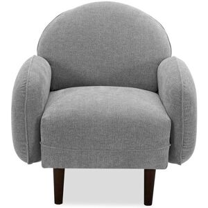 Fauteuil fixe EMMA EW coloris gris clair - Publicité Fauteuil fixe EMMA EW coloris gris clair - Publicité