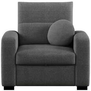 Fauteuil fixe JADE coloris anthracite - Publicité Fauteuil fixe JADE coloris anthracite - Publicité