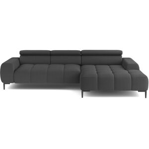 Canapé d'angle relax électrique 4 places IMPERIA coloris anthracite - Publicité Canapé d'angle relax électrique 4 places IMPERIA coloris anthracite - Publicité