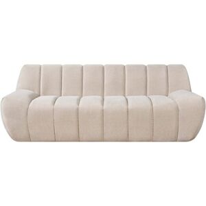Canape droit fixe beige 3 places DIVA - Publicité Canape droit fixe beige 3 places DIVA - Publicité