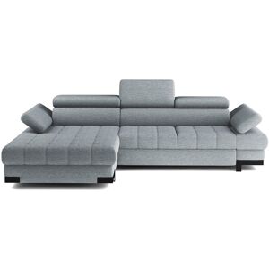 Canapé d'angle gris convertible 4 pl SELVA - Publicité Canapé d'angle gris convertible 4 pl SELVA - Publicité
