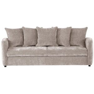 Lomoco Canape droit convertible taupe 3 places - Publicité Lomoco Canape droit convertible taupe 3 places - Publicité