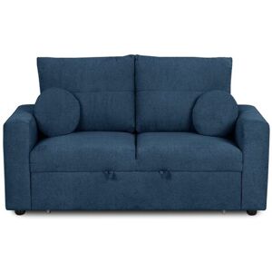 Canape droit fixe bleu 2 places JADE - Publicité Canape droit fixe bleu 2 places JADE - Publicité