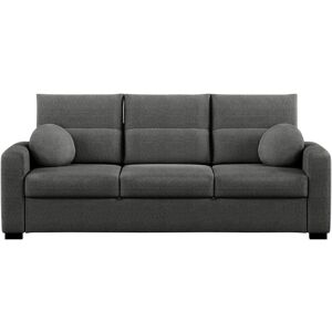 Canape droit convertible gris 3 pl JADE - Publicité Canape droit convertible gris 3 pl JADE - Publicité