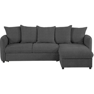 Canapé d'angle réversible convertible 4 places LOMOCO COTTAGE coloris gris - Publicité Canapé d'angle réversible convertible 4 places LOMOCO COTTAGE coloris gris - Publicité