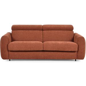 Canape droit convertible orange 3 pl ALESSIA - Publicité Canape droit convertible orange 3 pl ALESSIA - Publicité