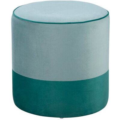 Pouf LOMOCO VELVET coloris vert - Publicité Pouf LOMOCO VELVET coloris vert - Publicité