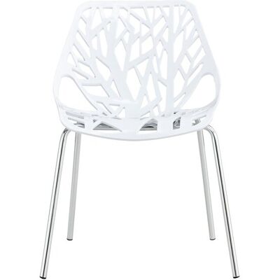 Chaise SHAFT coloris blanc - Publicité Chaise SHAFT coloris blanc - Publicité