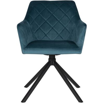 Chaise en tissu DIAMOND coloris bleu clair - Publicité Chaise en tissu DIAMOND coloris bleu clair - Publicité