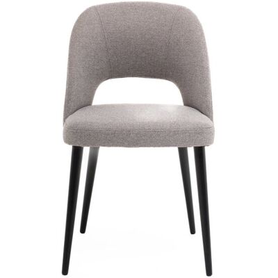 Chaise en tissu NAIG coloris gris - Publicité Chaise en tissu NAIG coloris gris - Publicité