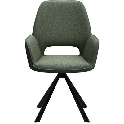 Chaise en tissu GRAHAM coloris vert - Publicité Chaise en tissu GRAHAM coloris vert - Publicité