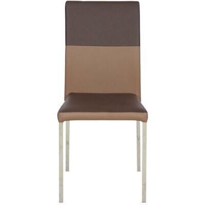Chaise MILO coloris cappuccino/marron - Publicité Chaise MILO coloris cappuccino/marron - Publicité